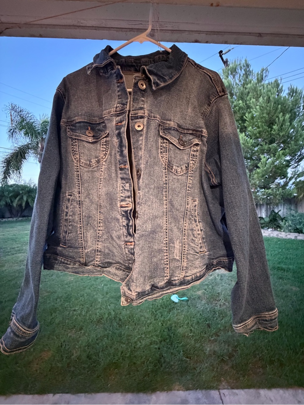 torrid Washed Blue Denim Jacket